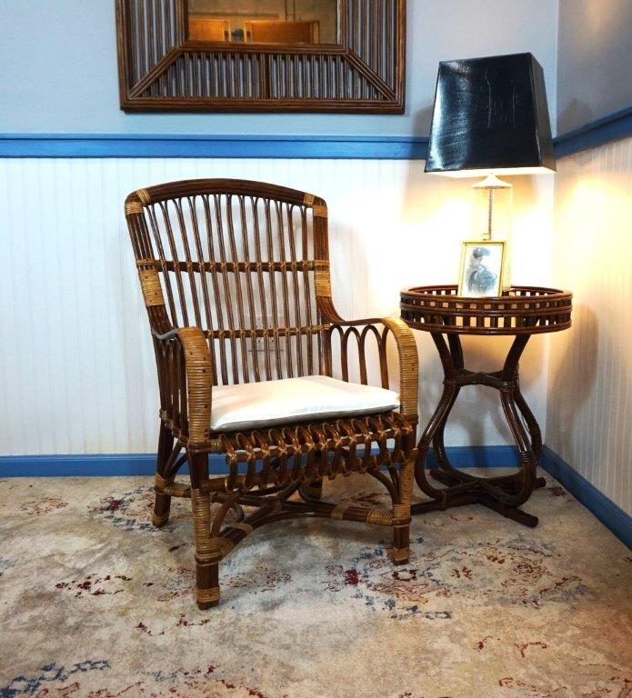 Bielecky Brothers Rattan Occasional Chair